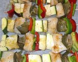 Foto del paso 7 de la receta Brocheta de merluza