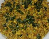 A picture of step 10 of Lauki (Bottle gourd) And Daal Chaana (Lentil).