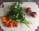 A picture of step 1 of Easy Ancient Indian Salad.