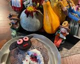 Hình bước làm 2 của món Những chiếc bánh Halloween ngộ nghĩnh dễ thương