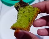 Foto langkah ke 8 dari resep Bolu Coklat Matcha Oven Tangkring 7 Bahan.
