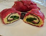 Foto del paso 4 de la receta Enrollado de ternera con espinacas y queso