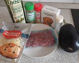 Foto del paso 1 de la receta: Berenjena rellena de carne y pisto en AirFryer