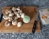 Foto del paso 1 de la receta: Pasta con salsa de champiñón