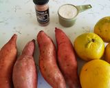 A picture of step 1 of Sweet Potato with Orange.