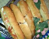A picture of step 10 of Subway style burger.