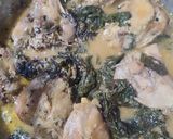 A picture of step 5 of Chicken Thighs with Swiss Chard and Cream.