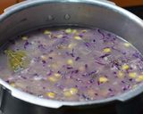 A picture of step 4 of Red cabbage and Sweet corn Pulav: One pot meal.