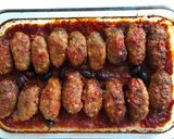 A picture of step 6 of Smyrna-Style Soutzoukakia Baked in the Oven.