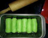 Foto langkah ke 5 dari resep Roti Tawar Santan Pandan Eggless.