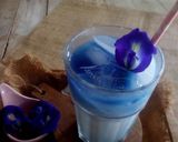 Foto langkah ke 5 dari resep Susu kembang telang nan cantik 💙✨.