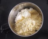 A picture of step 1 of Quick Mini Idli from left over rice.