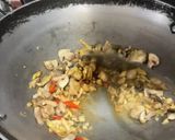Foto langkah ke 3 dari resep Tumis Bayam Jamur Tempe.
