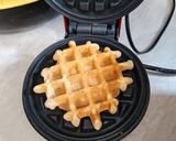 Foto langkah ke 4 dari resep Waffle Vegan.