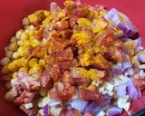Foto del paso 1 de la receta: Garbanzos con gambas y chorizo