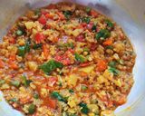 A picture of step 3 of Mix vegetable Subji.