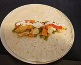 Foto del paso 5 de la receta: Wraps de pollo y boniato (con salsa de yogur)