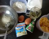 Foto langkah ke 1 dari resep Proll Tape Toping keju kismis.