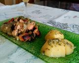 Foto del paso 3 de la receta: Tacos de pavo regado con oro
