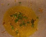 A picture of step 2 of Aaloo parwar stirr fry.