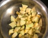 A picture of step 1 of Pumpkin with spinach.