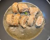 Foto langkah ke 6 dari resep Ayam udang egg roll.
