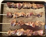 A picture of step 4 of California Farm Pork Skewers in Peanut Sauce.