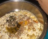 A picture of step 1 of Gatta pulao.