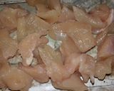 A picture of step 1 of KFC Style Chicken Popcorn.