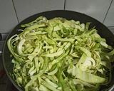 A picture of step 9 of Patta Gobi/ Cabbage Matar.