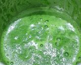 A picture of step 3 of Palak - Amla juice.