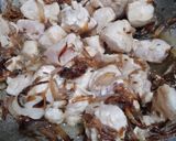 A picture of step 2 of Chicken aloo ka shorbe wala salan.