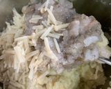 Gambar langkah 3 resipi Tauhu Sumbat Kentang Enoki.