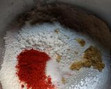 A picture of step 1 of Cauliflower Dry Manchurian.