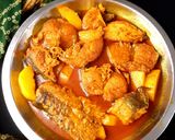 আলু দিয়ে আড় মাছের ঝোল রেসিপির ধাপ 2 ছবি