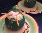 Foto del paso 5 de la receta: Zucchini relleno con camarones
