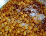 A picture of step 2 of Ghugni stuffed Paratha.