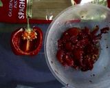 A picture of step 2 of Red Capsicum Pasta.