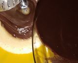 A picture of step 4 of Ultimate caramel crunch conflake brownie#valentines recipe.