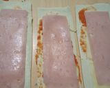 Foto del paso 3 de la receta: Rosas de jamón y muzzarella 💞😎