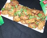 A picture of step 8 of Hare bhare pakore.