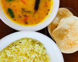 A picture of step 4 of Dal Tadka with Yellow Rice.