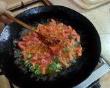 A picture of step 10 of Tawa Bhindi.