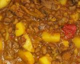 A picture of step 5 of Beans and potato porridge.
