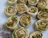 A picture of step 5 of Pinwheel samosa.