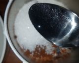 A picture of step 2 of Dolgona coffee.