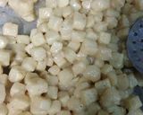 A picture of step 2 of Murgi chena Indian sweet.