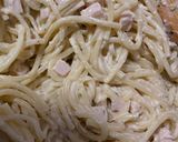 Gyors és nagyon egyszerű étel - Carbonara🍝 recept fázis 2 fotója