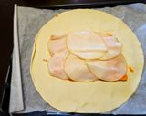 Foto del passaggio 2 della ricetta Sfoglia con zucca,scamorza e speck