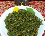 A picture of step 4 of Chaulai Saag.